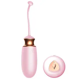 Віброяйце Vibrating Silicone Love EGG pink USB 10 Function / Heating / Voice Control Boss Series 63-00037 98621