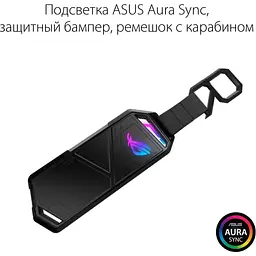Зовнішня кишеня Asus ROG Strix Arion для SSD M.2 PCIe NVMe ESD-S1C/BLK/G/AS [69862] - мініатюра 9
