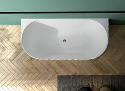 Ванна акрилова пристінна Rea Veneta 170x80 white REA-W0254, Білий - мініатюра 3