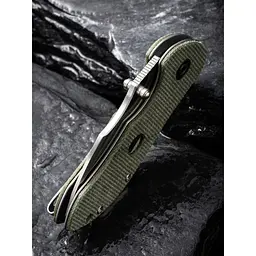 Ніж складаний кишеньковий Civivi Gordo, (6.4 см) D2 / Micarta оливковий - мініатюра 15