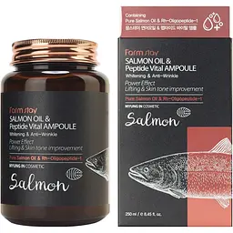 Сироватка для обличчя FarmStay Salmon Oil & Peptide Vital Ampoule 250 мл