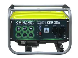 Konner & Sohnen Генератор бензиновий Konner&Sohnen BASIC KSB 30A, 230В, 2.8кВт, ручний стартер, 36.2кг