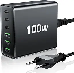 Мережевий зарядний пристрій USB-C 100W на 6 портів