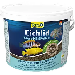 Сухий корм для акваріумних риб Tetra в гранулах Cichlid Algae Mini 10 л для всіх цихлід