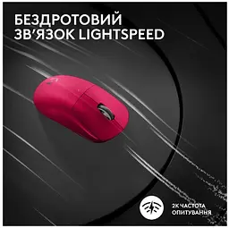 Миша Logitech G PRO X SUPERLIGHT 2 LIGHTSPEED Gaming, Magenta (910-006797) - мініатюра 5