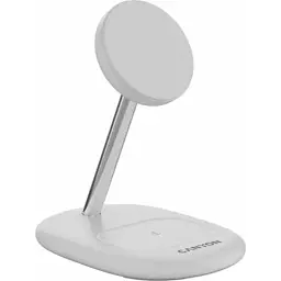 Зарядний пристрій Canyon wireless charger WCS-205 15W Qi2 2in1 w/o adapter White (CNS-WCS205WW/A) - мініатюра 3