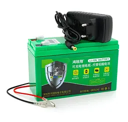 Літієва акумуляторна батарея QiSuo QS12016A 12 В 16 А·год Li-ion 18650, + зарядний пристрій 12,6 В 2 А - мініатюра 1