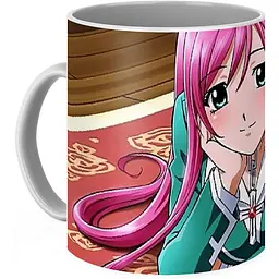 Кухоль GeekLand Розарій та Вампір Rosario+Vampire Мока Акасія RV 02.02 330 мл білий - мініатюра 2