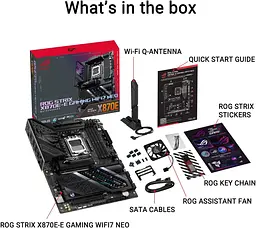 Материнська плата ASUS ROG STRIX X870E-E GAMING WIFI7 NEO (ROG STRIX X870E-E GAMING WIFI7 NEO) (Socket AM5, AMD X870E, ATX) - мініатюра 11