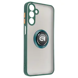 Чохол ArmorStandart Frosted Matte Ring для Samsung M15 5G (M156) Dark Green