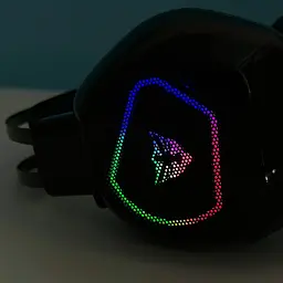 Дротові навушники Jeqang JH-760 7.1, USB, 1.5м, з RGB підсвічуванням, Чорний - мініатюра 7