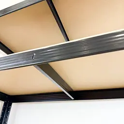 Стелаж 4P StrongShelf 180X90X40см чорний навантаження 175кг/полицю - мініатюра 12