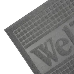 Килимок придверний Eco Fabric Welcome без кромки сірий 40 х 60 см (4060-015) - мініатюра 5