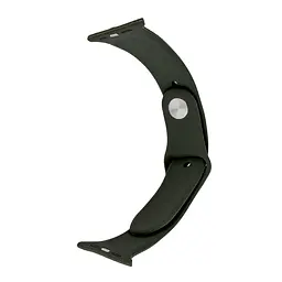 Ремінець Silicone Apple Watch 42/44/45/46/49 мм Dark Olive S (35) (34)