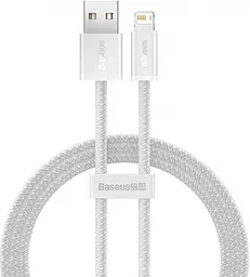 Кабель Baseus Dynamic Series Fast Charging Cable USB to Lightning 2.4A 1m CALD000402 White