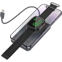 Зовнішній акумулятор Hoco Q43 Clever 10000mAh 20W Metal Gray [165932] - мініатюра 4
