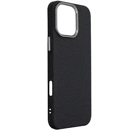 Чохол до мобільного телефона Armorstandart LikeCarbon2 MagCase Apple iPhone 16 Pro Max Kevlar Black (ARM88382) - мініатюра 4