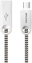 Кабель AWEI CL-30 MicroUSB 1m Grey