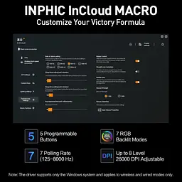 Миша Inphic IN10P White [171270] - мініатюра 11