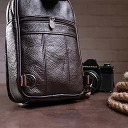 Чоловіча шкіряна сумка Vintage 17,5х26,5х5 см sum0012298 - мініатюра 5