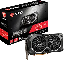 Відеокарта AMD Radeon RX 5700 XT 8GB MSI MECH (RX 5700 XT MECH) Б/В