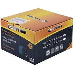 Насос циркуляційний енергоощадний Optima PRIME OP25-40AUTO 180мм + гайки - мініатюра 5