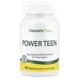 Мультивитамины для подростков Power Teen 90 таблеток NaturesPlus vit0005313