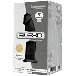 Фалоімітатор SilexD Robby Black (MODEL 2 Size 6in) - мініатюра 2