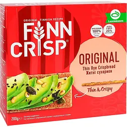 Уцінка. Сухарики житні Finn Crisp Original 200 г (28295)