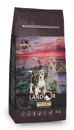 Сухий корм Landor Puppy All Breed Duck&Rice Ландор для цуценят усіх порід від 1 до 18 місяців Качка з рисом 3 кг