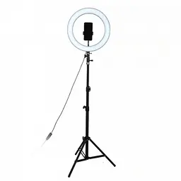 Студійна 360° світлодіодна LED лампа зі штативом та дзеркалом No Brand LIVE LIGHT A3649