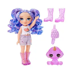 Фігурка Rainbow High серії Littles - Аметиста ігровий набір з лялькою  - мініатюра 6