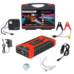 Пускозарядний пристрій — Jumpstarter JX27 (99800 мАh) + компресор