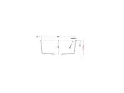 Кухонна мийка Elleci Quadra 105 Under Top Black 86 - мініатюра 4