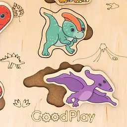Пазл-сортер GoodPlay ДиноСвіт (PS-4-019) - мініатюра 4