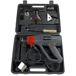 Фен будівельний Forte HG 2000-2V 2 кВт 60, 400, 600С (30797) - мініатюра 5