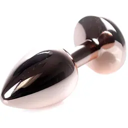 Анальна пробка Boss Of Toys Boss Series - Jewellery Red Gold Plug Green S, BS6400115, Золотий / Зелений - мініатюра 4