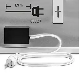 Обігрівач інфрачервоний панельний Trotec TIH 500 S 905x605 mm 580W White (1410003012) - мініатюра 4