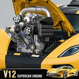 Конструктор Mould King Mking Двигун Koenig Supercar (10215) [161090] - мініатюра 5