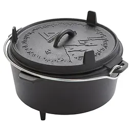 Казан з кришкою Groenberg Askja Pot 25 cm/4 L Black (266016)