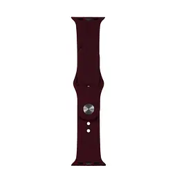 Ремінець Apple Watch Silicone 42/44/45/46/49 mm Maroon (42) (52) - мініатюра 2
