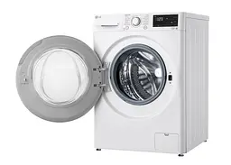Пральна машина LG фронтальна, 9кг, 1400, A+++, 57см, дисплей, пара, інвертор, білий (F4V3VS0WW) - мініатюра 4