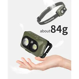 Ліхтар налобний Naturehike CNK2450ZM010, зелений - мініатюра 2