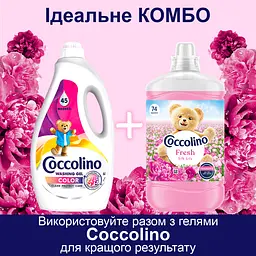 Концентрований кондиціонер для білизни Coccolino Свіжість та м'якість Шовковиста лілія з нотами троянди, бузку та сандалу 1702 мл - мініатюра 5