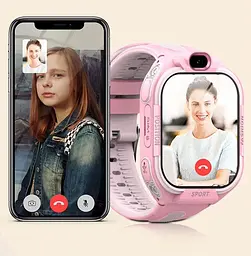 Дитячий смарт годинник Lemfo DF99 з AMOLED дисплеєм, до 5–7 днів роботи, GPS трекером, 4G SIM-картою та кнопкою SOS Синій - мініатюра 9