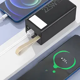 PowerBank UNITECH 22.5 W / Портативний зарядний пристрій 50000 mAh / зовнішній зарядний пристрій повербанк - мініатюра 2