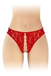 Трусики з відкритим доступом Fashion Secret Victoria, S-L червоні
