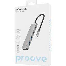 USB-хаб Proove Iron Link 5-in-1 (HBIL00222024) [125132] - мініатюра 3
