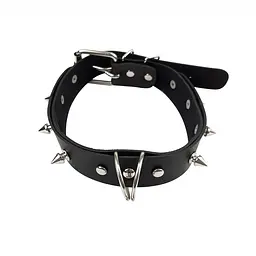 Нашийник з шипами та повідцем Art of Sex - Collar Spikes and Leash - миниатюра 2