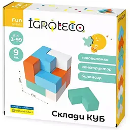 Розвиваюча іграшка Ігротеко Склади КУБ (900170)